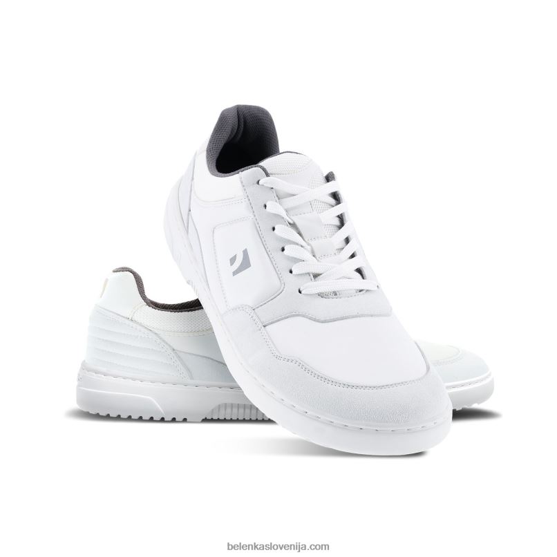 moški barefoot sneakers barebarics - aksiom bela in svetlo siva Be Lenka NL64D102