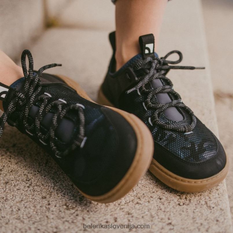 moški barefoot sneakers barebarics - rebel vojaško modra Be Lenka NL64D88