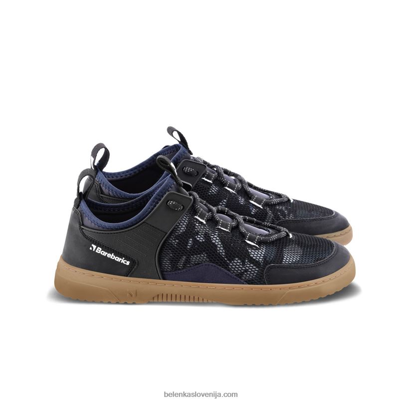 moški barefoot sneakers barebarics - rebel vojaško modra Be Lenka NL64D88