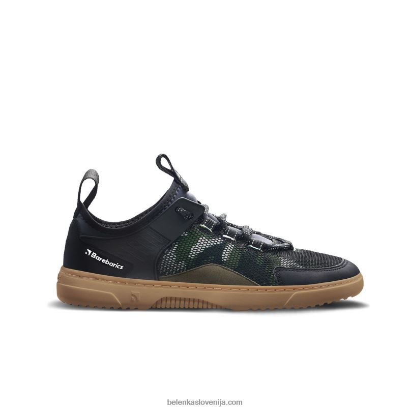 moški barefoot sneakers barebarics - rebel vojaško zelena Be Lenka NL64D87