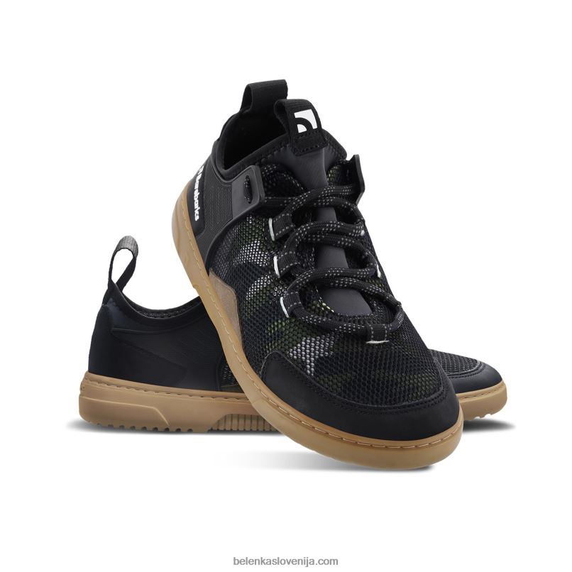moški barefoot sneakers barebarics - rebel vojaško zelena Be Lenka NL64D87