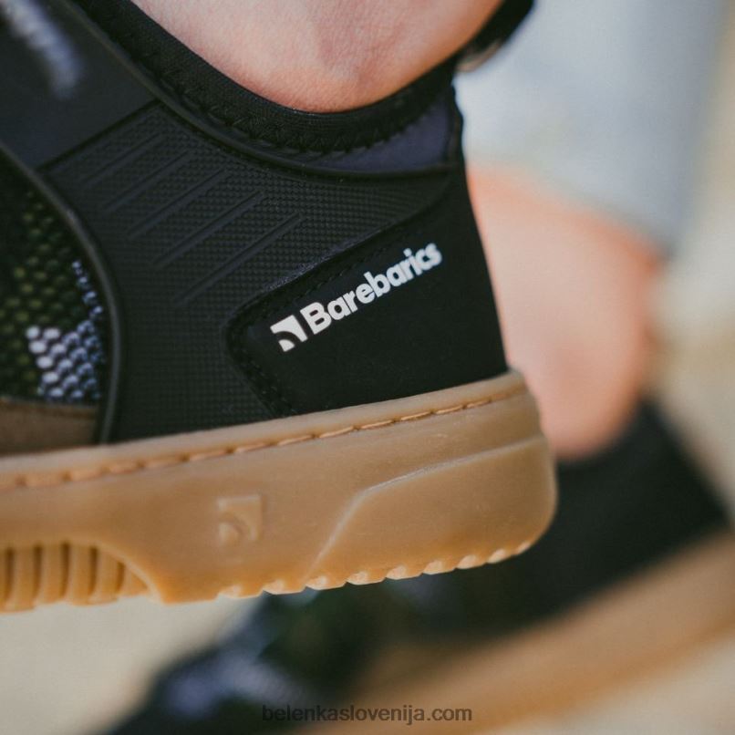 moški barefoot sneakers barebarics - rebel vojaško zelena Be Lenka NL64D87