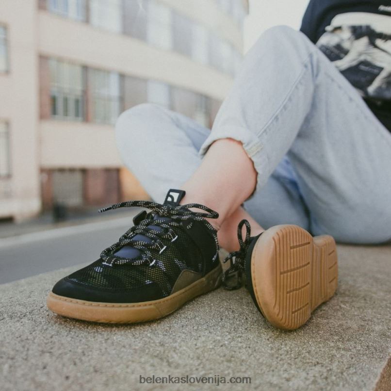 moški barefoot sneakers barebarics - rebel vojaško zelena Be Lenka NL64D87