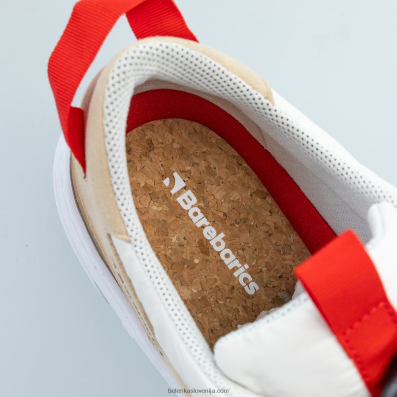 moški barefoot sneakers barebarics - revive bež & bela Be Lenka NL64D80