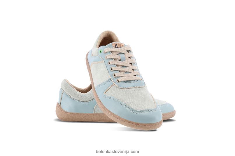 moški barefoot superge - champ 2.0 - veganske svetlo teal Be Lenka NL64D15