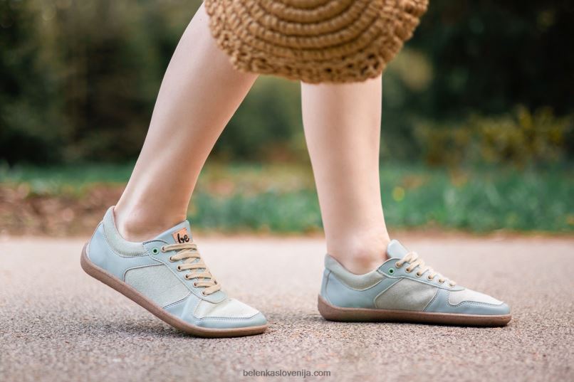 moški barefoot superge - champ 2.0 - veganske svetlo teal Be Lenka NL64D15