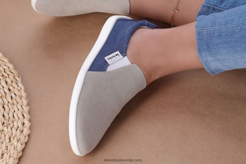 moški barefoot superge - eazy - veganske peščena in modra Be Lenka NL64D64