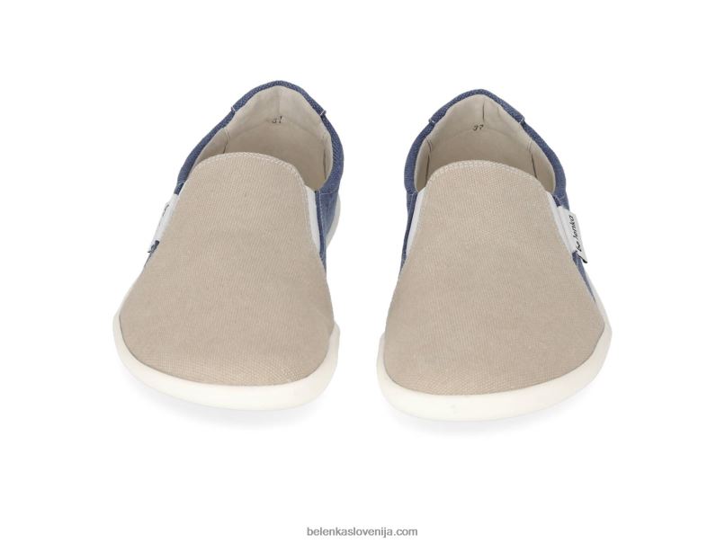 moški barefoot superge - eazy - veganske peščena in modra Be Lenka NL64D64
