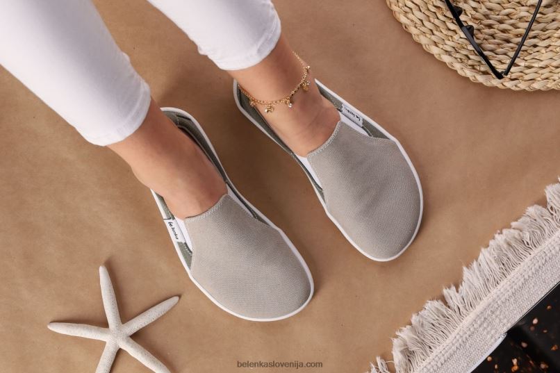 moški barefoot superge - eazy - veganske peščena in vojaško zelena Be Lenka NL64D63
