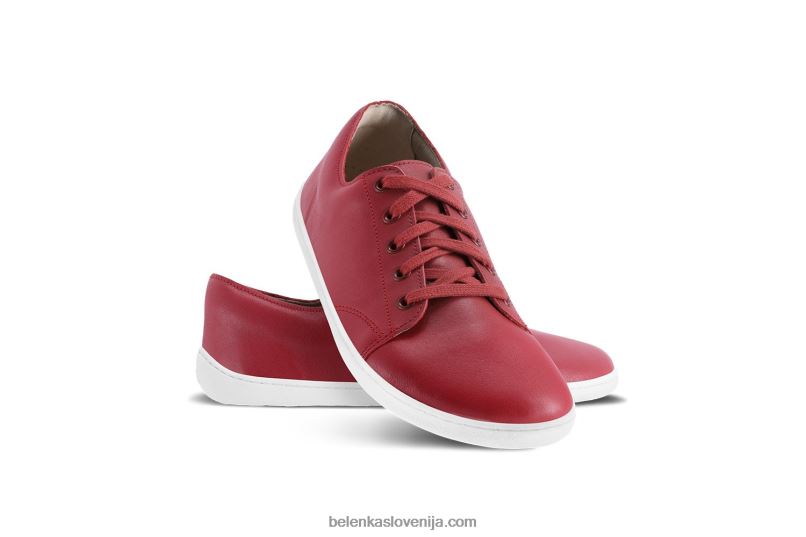 moški barefoot superge - prime 2.0 norček rdeč Be Lenka NL64D31