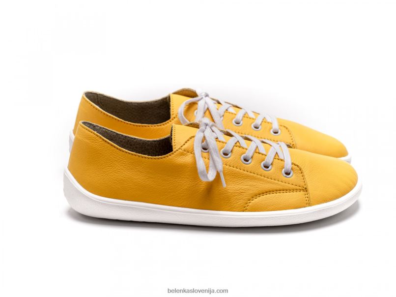 moški barefoot superge - prime gorčica Be Lenka NL64D23