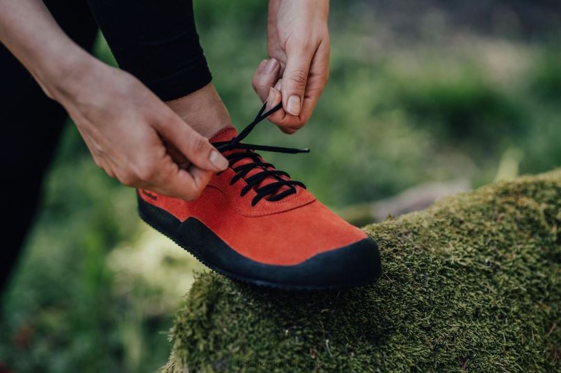 moški bosonogi čevlji trailwalker glinasto rdeča Be Lenka NL64D108
