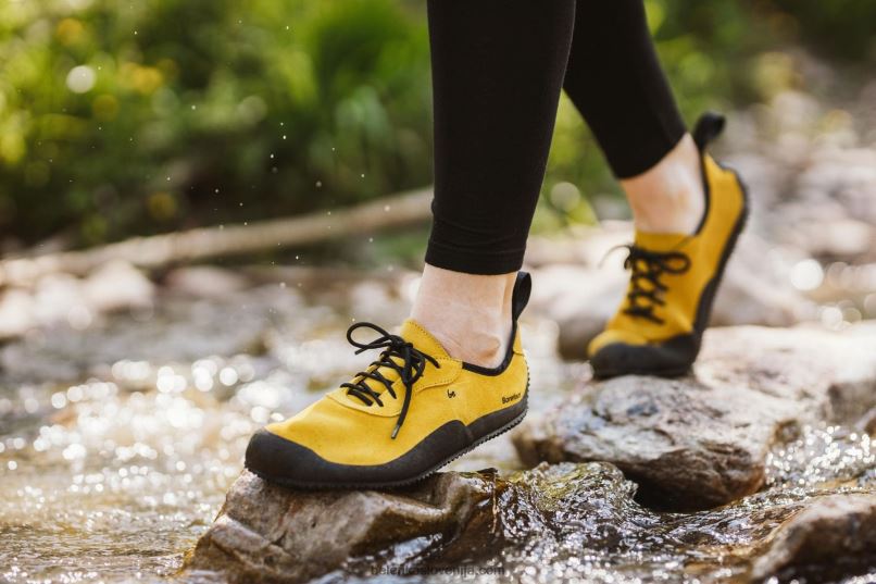 moški bosonogi čevlji trailwalker gorčica Be Lenka NL64D106