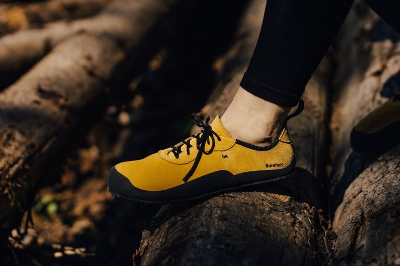 moški bosonogi čevlji trailwalker gorčica Be Lenka NL64D106
