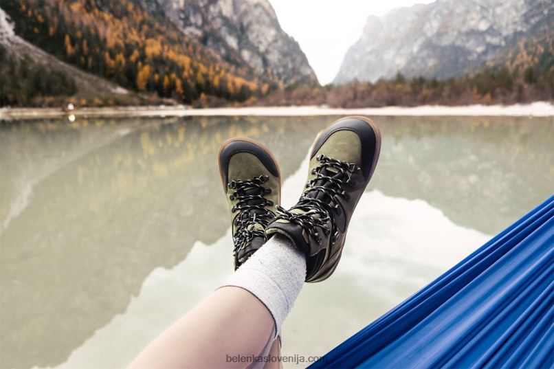 moški bosonogi čevlji ranger 2.0 vojaško zelena Be Lenka NL64D47