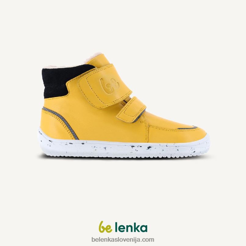 otroška zimska bosa panda 2.0 sir rumeni Be Lenka NL64D191