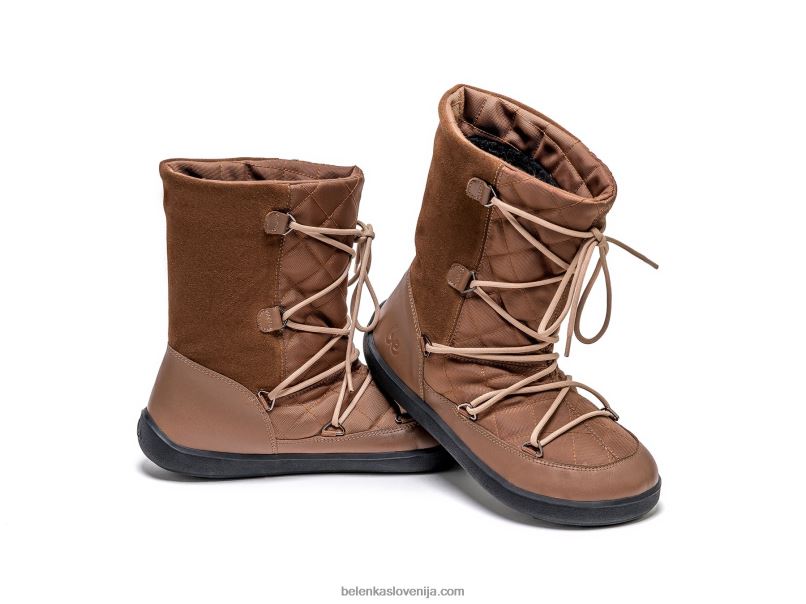 ženske zimski bosi škornji snowfox (ženski) temno rjava Be Lenka NL64D151