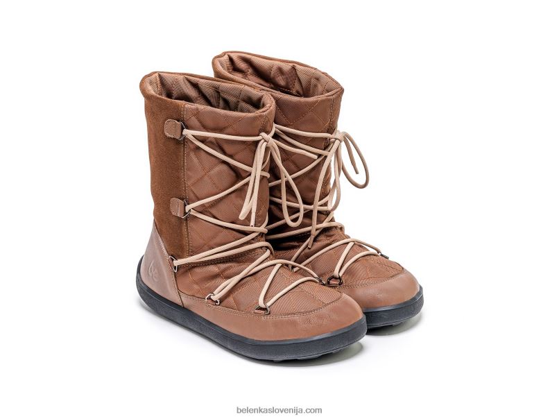 ženske zimski bosi škornji snowfox (ženski) temno rjava Be Lenka NL64D151